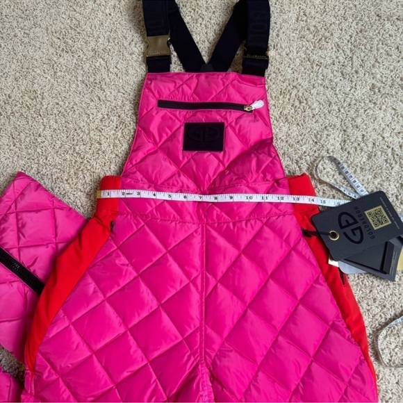 Goldbergh x Revolve KAYA SALOPETTE Ski Pants Overalls NWT US 6 ski bibs PINK - Picture 12 of 14